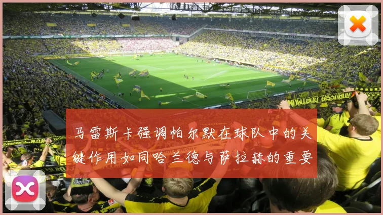 马雷斯卡强调帕尔默在球队中的关键作用如同哈兰德与萨拉赫的重要性